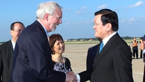 Staatspräsident Sang trifft Mitarbeiter der vietnamesischen Botschaft in den USA