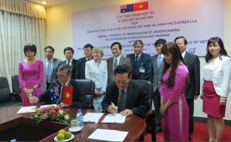 Memorandum of Understanding über Ausbildung zwischen Vietnam und Australien