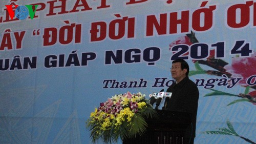Vietnamesische Staatsführung startet Baumpflanzen-Fest