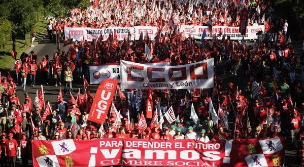 Spanien: Ausschreitungen bei Demonstration gegen Sparpolitik