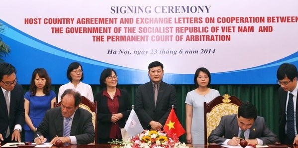 Abkommen und Austauschbrief zwischen Vietnam und dem ständigen Schiedshof