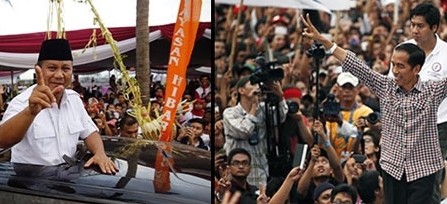 Präsidentschaftswahl in Indonesien: Spannendes Rennen zwischen Kadidaten