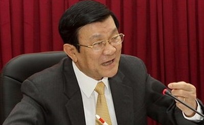 Staatspräsident Truong Tan Sang besucht Haiphong