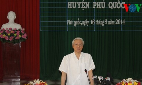 KPV-Generalsekretär besucht Inselkreis Phu Quoc