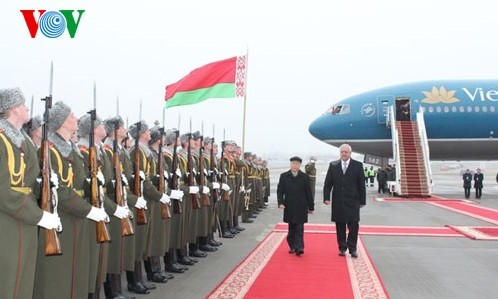KPV-Generalsekretär Nguyen Phu Trong besucht Weißrussland