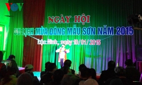 Winter-Tourismusfest Mau Son 2015 in Lang Son eröffnet