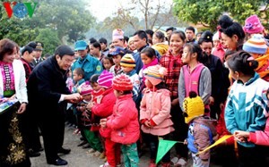 Staatspräsident Truong Tan Sang besucht Provinz Son La