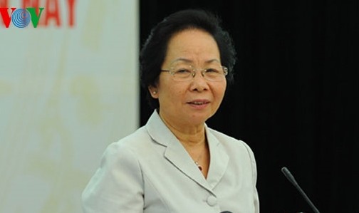 Nguyen Thi Doan nimmt an Weltkonferenz zur Reduzierung der Katastrophenrisiken teil. 