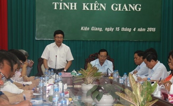 Festlegung des Grenzverlaufs in der Provinz Kien Giang läuft gut