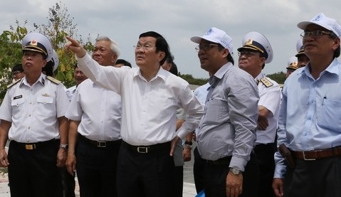 Staatspräsident Truong Tan Sang besucht Khanh Hoa