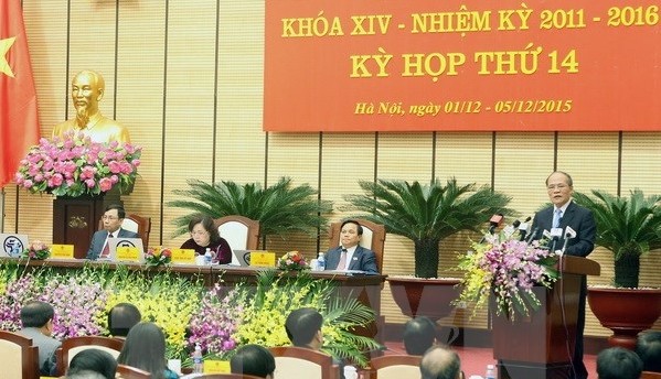 Der Parlamentspräsident nimmt an Sitzung des Volksrates der Hauptstadt teil