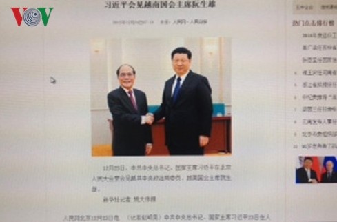 Medien Chinas berichten ausführlich über den China-Besuch von Nguyen Sinh Hung