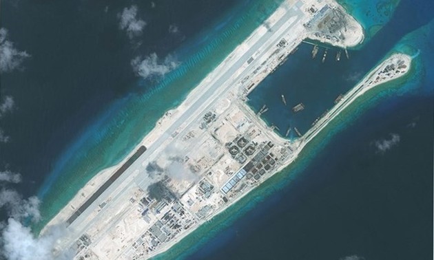 Flugtest Chinas auf illegaler künstlicher Insel verschärft Spannungen in der Region