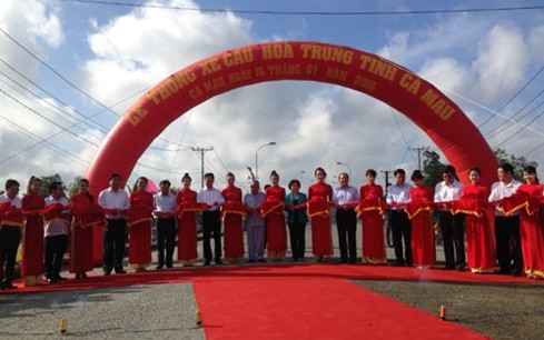 Premierminister nimmt an Feier zur Einweihung der Brücke Hoa Trung teil