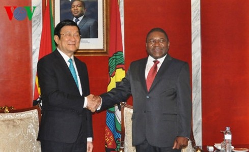 Staatspräsident führt Gespräch mit dem mosambikanischen Präsidenten 