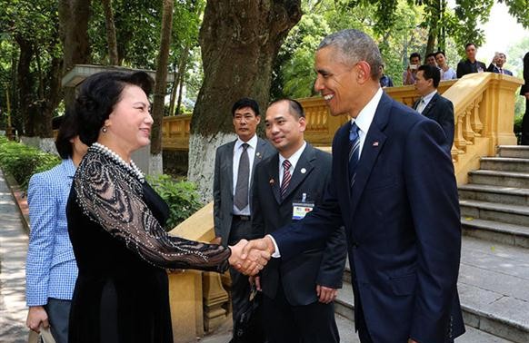 Parlamentspräsidentin Nguyen Thi Kim Ngan trifft US-Präsident Barack Obama