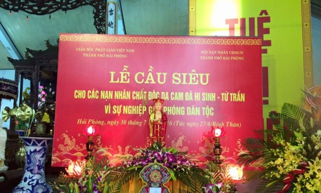Hai Phong: Gebetszeremonie für Agent-Orange-Opfer