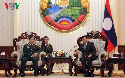 Verstärkung der Verteidigungszusammenarbeit zwischen Vietnam und Laos