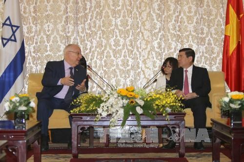 Israels Präsident Reuven Rivlin besucht Ho-Chi-Minh-Stadt
