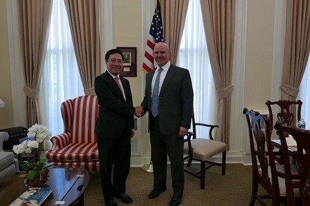 Vizepremierminister, Außenminister Pham Binh Minh besucht USA