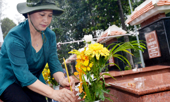 Nguyen Thi Kim Ngan besucht Familien der Menschen mit Verdiensten in Ho Chi Minh Stadt