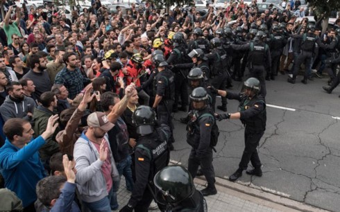Unruhen in Spanien widerspricht Zielen und Idealen der EU