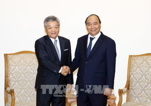 Premierminister Nguyen Xuan Phuc empfängt den Präsident des japanischen Konzerns Nikkei