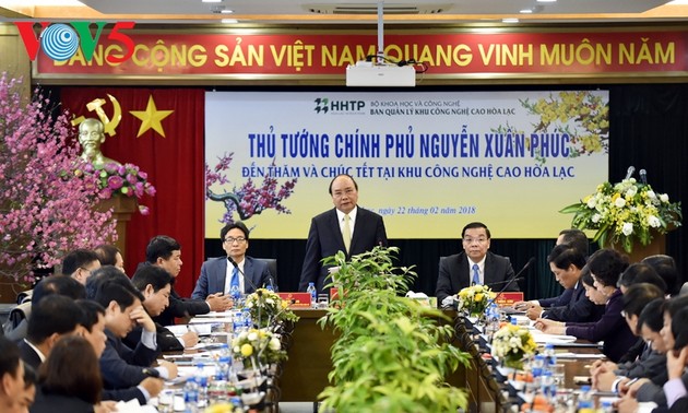 Der Premierminister: Hochtechnologiezone Hoa Lac ist der beste Ort für Startups