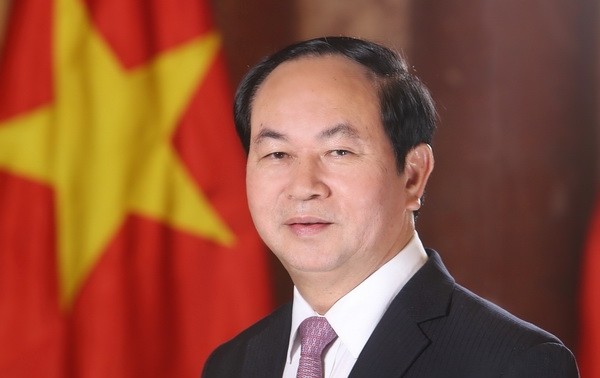 Staatspräsident Tran Dai Quang würdigt Indiens Initiative zur Entwicklung