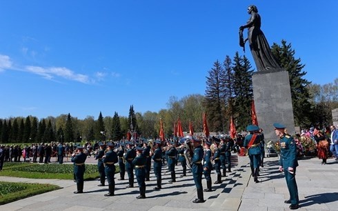 Russland feiert den Sieg über die Nazis