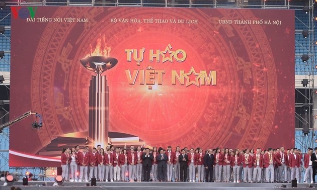 VOV-Intendant nimmt an Feier zur Ehrung der vietnamesischen Sportdelegation teil