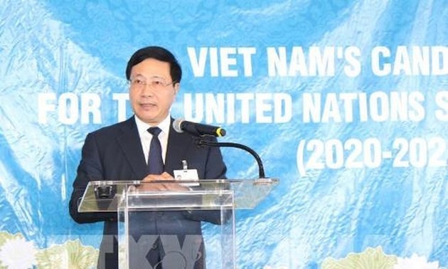 Pham Binh Minh ruft Länder zur Unterstützung der Kandidatur Vietnams auf
