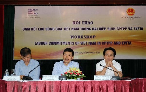 Vietnam setzt Verpflichtungen im Arbeitsbereich gegenüber CPTPP und EVFTA um
