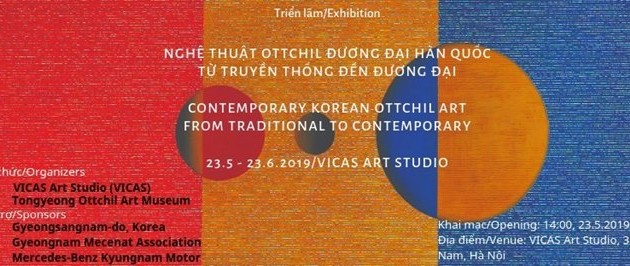 Ausstellung über die südkoreanische Ottchil-Kunst in Hanoi