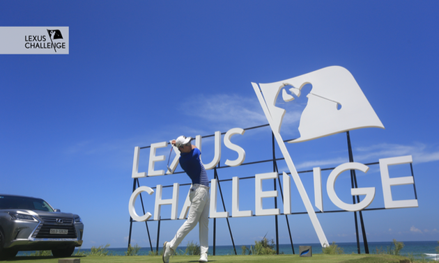 Fast 100 Golfer beteiligen sich am Golfturnier Lexus Challenge 2019 in Hue