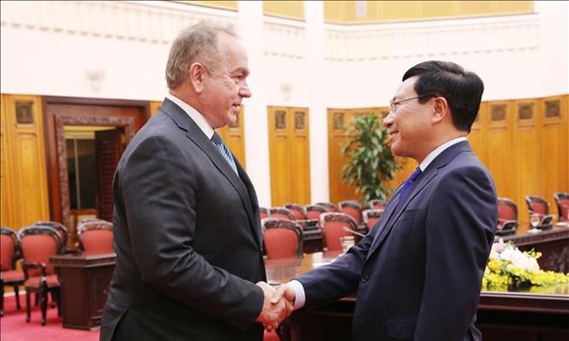 Vizepremierminister und Außenminister Pham Binh Minh empfängt US-Unternehmensdelegation