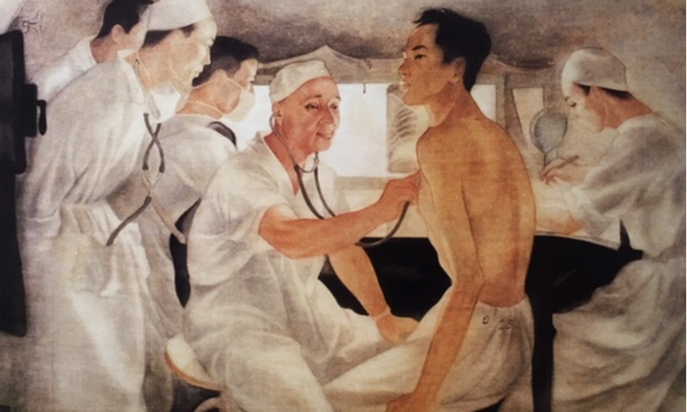 Kunstmuseum Vietnams präsentiert Werk zu Ehren der Ärzte bei der Epidemie-Bekämpfung