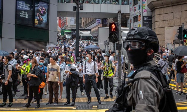 Die für Hongkong zuständige Behörde protestiert gegen die Aberkennung des Sonderstatus für Hongkong durch die USA 
