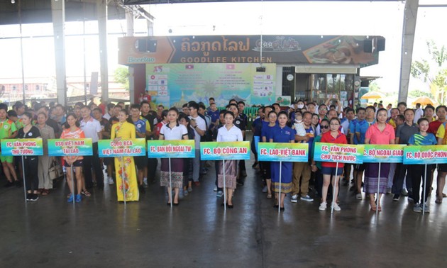 250 Amateur-Sportler nehmen an dem Vietnam-Laos-Sportaustausch teil