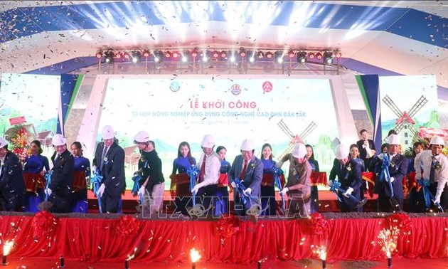 Spatenstich für Hightech-Landwirtschaftszone in Tay Nguyen