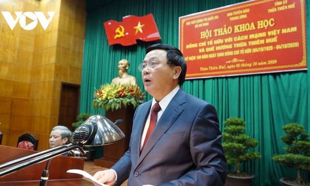 Wissenschaftliches Seminar “To Huu mit der vietnamesischen Revolution und seinem Heimatort Thua Thien Hue”