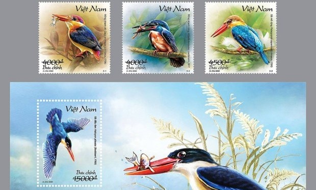 Veröffentlichung des Briefmarkensets zum Schutz der Eisvögel