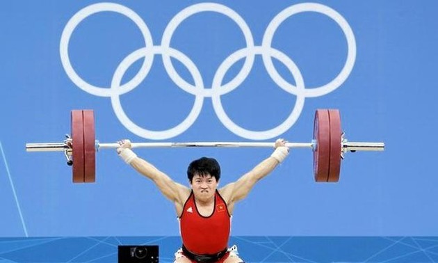 Tran Le Quoc Toan erhält die Bronzemedaille im Gewichtheben bei den Olympischen Spielen London 2012