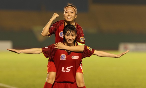 Fußballverein der Frauen von Ho Chi Minh Stadt 1 gewinnt den frühen Meistertitel
