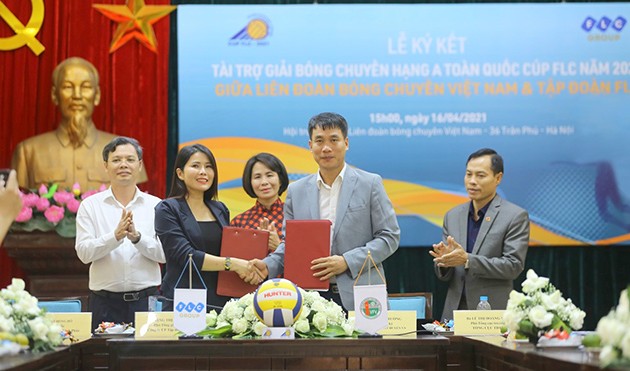 FLC ist der goldene Sponsor des nationalen Volleyball-Turniers der Klasse A im Jahr 2021