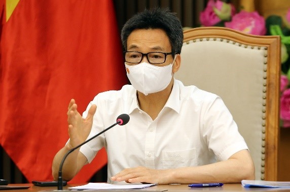 Vizepremierminister Vu Duc Dam tagt mit Provinzen Bac Ninh und Bac Giang über Covid-19-Epidemie