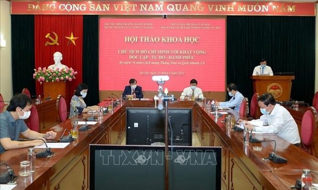 Webinar „Präsident Ho Chi Minh mit dem Wunsch nach Unabhängigkeit, Freiheit und Glück“