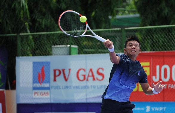 Tennisspieler Ly Hoang Nam kommt ins Viertelfinale des Profi-Tennisturniers in Ägypten