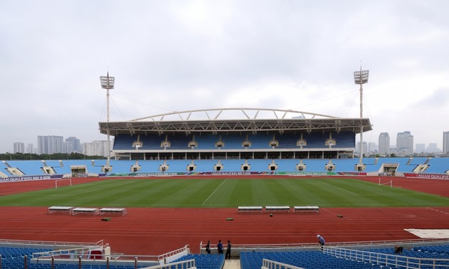 Stadion My Dinh ist bereit für Spiele Vietnams gegen Japan und Saudi-Arabien