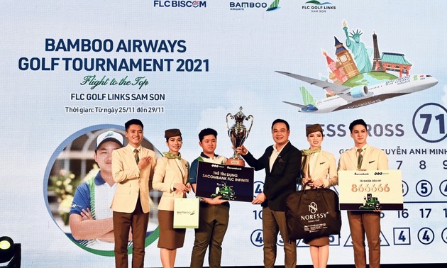Nguyen Anh Minh ist Meister von Bamboo Airways Golf Tournament 2021